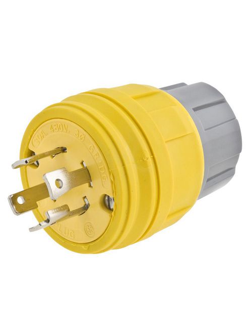 HCI 28W78H WT PLUG,NEMA L18-30P,30A HCI 28W78H WT PLUG,NEMA L18-30P,30A