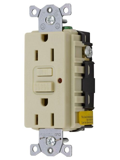 Product image for HUBW GFR5252MIA 15A MARINE GFCI