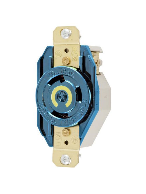 HWDK HBL2610M6 LKG RCPT, 30A 125V, HWDK HBL2610M6 LKG RCPT, 30A 125V,