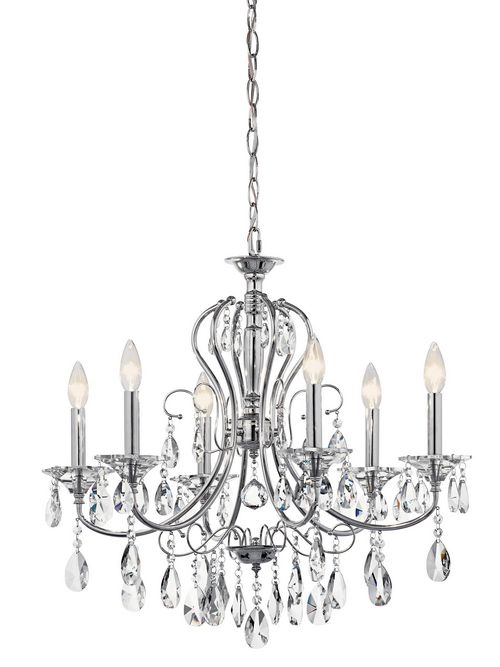 Product image for Kichler 43121CH Chandelier 6Lt