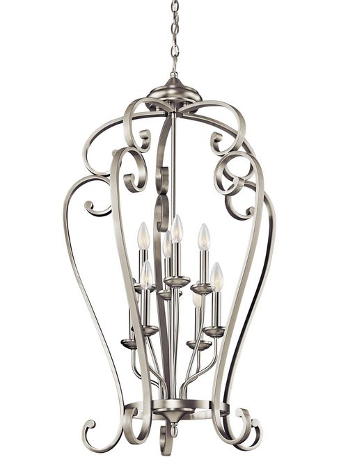Product image for Kichler 43166NI Foyer Chandelier 8Lt