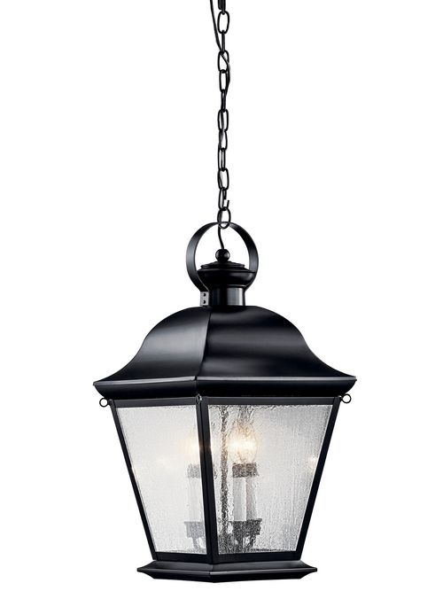 Product image for Kichler 9804BK Outdoor Pendant 4Lt
