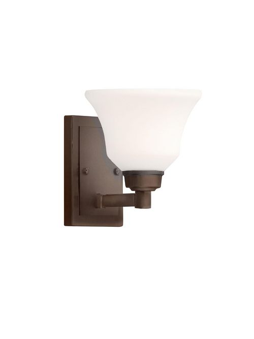 Product image for Kichler 5388OZ Langford™ 1 Light Wall Sconce Olde Bronze®