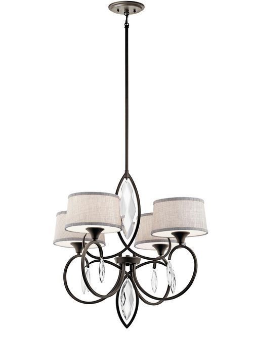 Product image for Kichler 43565OZ Chandelier 4Lt