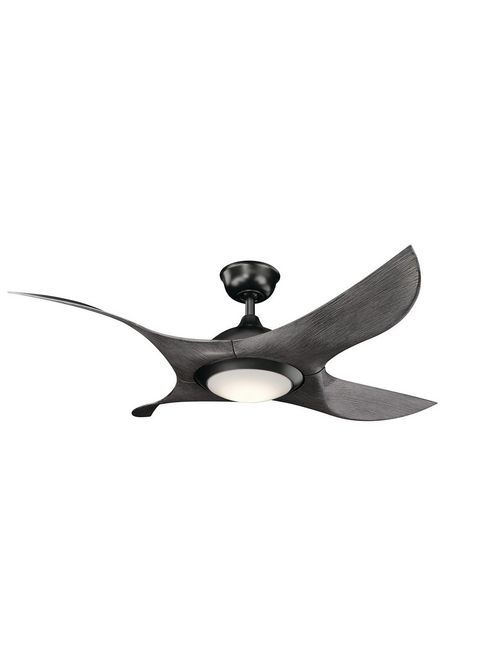 Product image for Kichler 300209SBK 52" Shuriken LED
