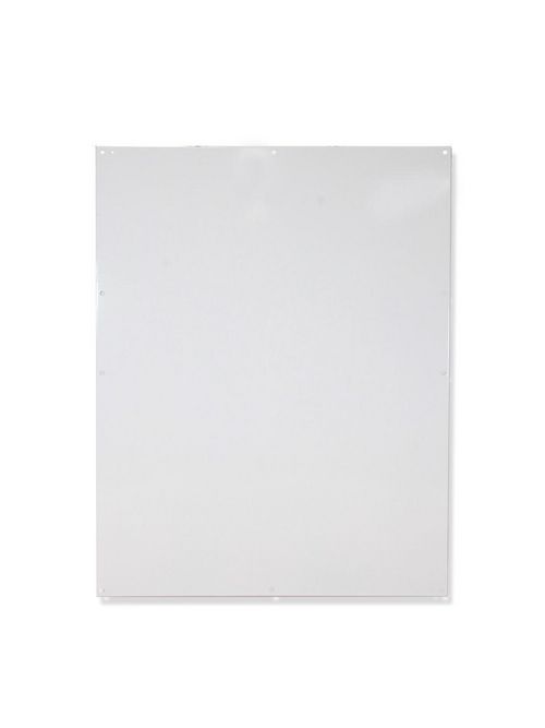 Product image for Milbank A-60P36 Back Panel Non UL Listed 60x36 Hinge Cover White Steel