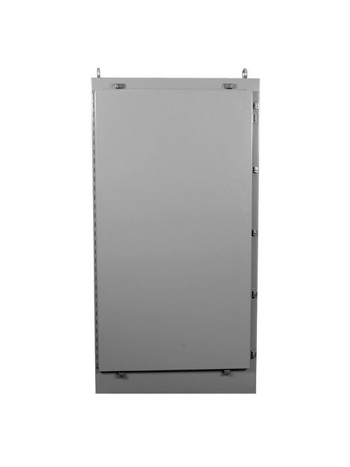 Product image for Milbank M4FSXS602518 60x18x25 Hinge Cover Type 4X 304 Stainless Steel No Knockouts No Paint Freestanding Single Door Clamps And Screws