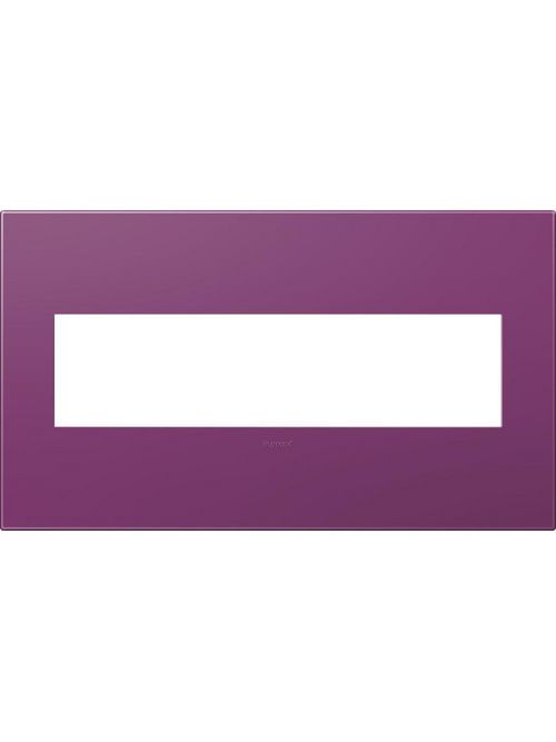 Product image for Pass & Seymour AWP4G-PL4 4-Gang 2-Module Wall Plate - Plum