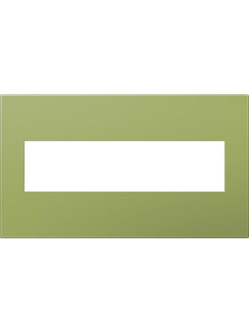 Product image for Pass & Seymour AWP4G-LG4 4-Gang 2-Module Wall Plate - Lichen Green