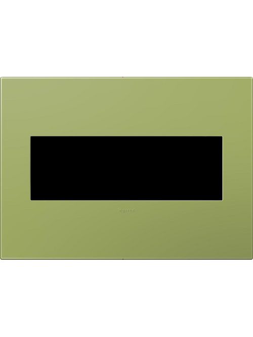 Product image for Pass & Seymour AWP3G-LG4 3-Gang 2-Module Wall Plate - Lichen Green