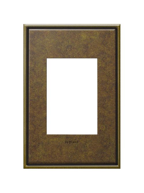 Product image for Pass & Seymour AWC1G2-AB4 1-Gang 2-Module Wall Plate - Aged Brass