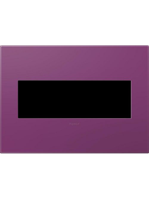 Product image for Pass & Seymour AWP3G-PL4 3-Gang 2-Module Wall Plate - Plum