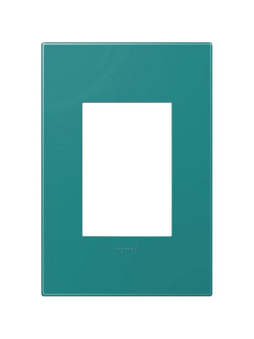 Product image for Pass & Seymour AWP1G2-TB4 1-Gang 2-Module Wall Plate - Turquoise Blue