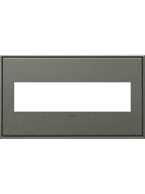 Product image for Pass & Seymour AWC4G-BP4 4-Gang 2-Module Wall Plate - Burnished Pewter