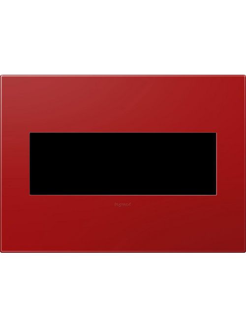 Product image for Pass & Seymour AWP3G-CH4 3-Gang 2-Module Wall Plate - Cherry