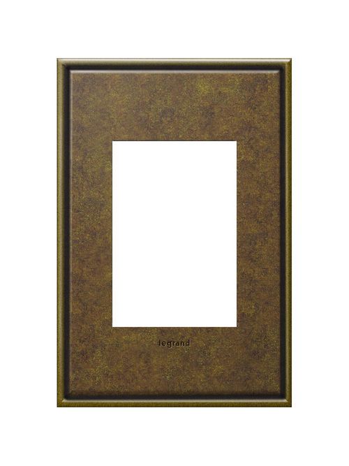 Product image for Pass & Seymour AWC1G3-AB4 1-Gang 3-Module Wall Plate - Aged Brass