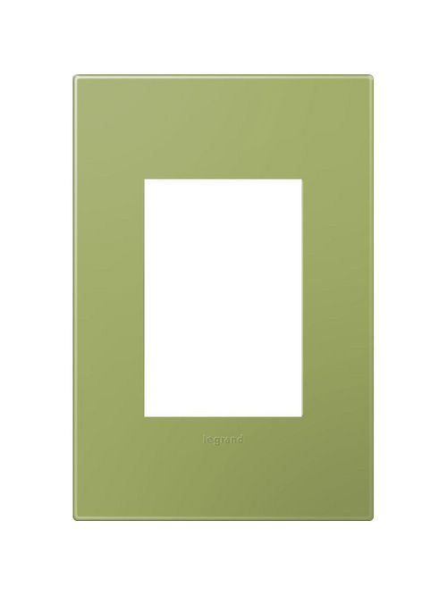 Product image for Pass & Seymour AWP1G3-LG4 1-Gang 3-Module Wall Plate - Lichen Green