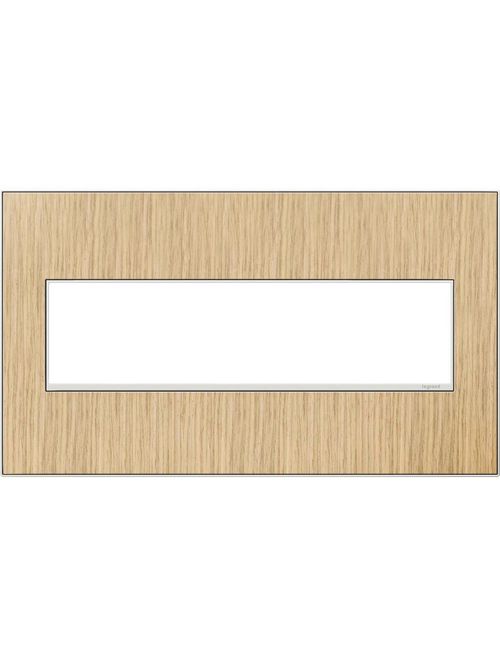 Product image for Pass & Seymour AWM4G-FH4 4-Gang 2-Module Wall Plate - French Oak