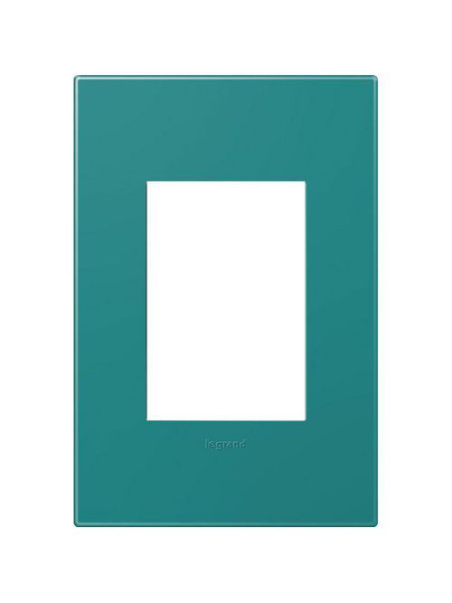 Product image for Pass & Seymour AWP1G3-TB4 1-Gang 3-Module Wall Plate - Turquoise Blue