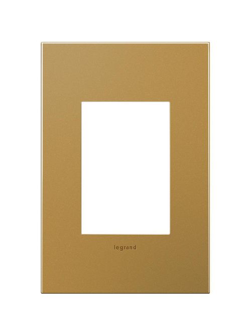Product image for Pass & Seymour AWC1G2-SB4 1-Gang 2-Module Wall Plate - Satin Bronze