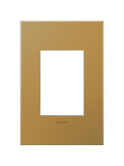 Product image for Pass & Seymour AWC1G3-SB4 1-Gang 3-Module Wall Plate - Satin Bronze
