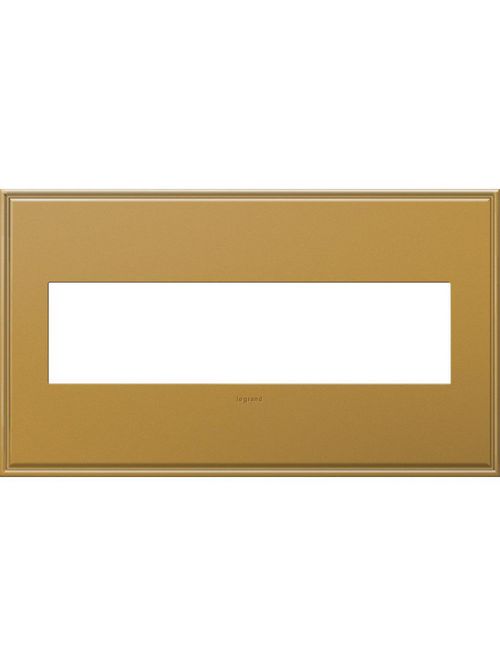 Product image for Pass & Seymour AWC4G-NB4 4-Gang 2-Module Wall Plate - Antique Bronze