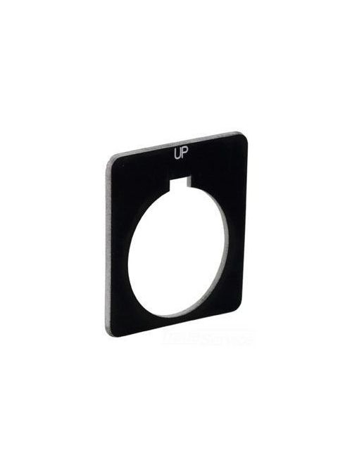 Product image for Square D 9001KN111BP 30 mm Push Button Legend Plate