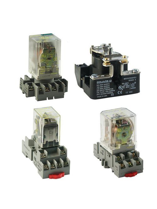 Product image for Square D 8501KU13M1P14V24 240 VAC 10 Amp 3PDT Socket/Solder Mount AC Operated Plug-In Relay