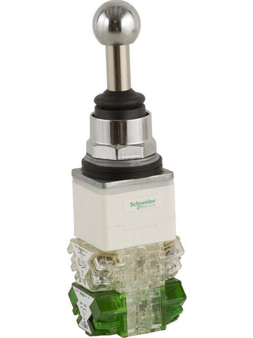 Product image for Square D 9001K35H42 30 mm 600 VAC Momentary/Maintained/Momentary 4NO 2NC Joystick Push Button