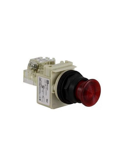 Product image for Square D 9001SK2L38G20H13 30 mm 600 VAC Momentary 1NO 1NC Green Body Plastic Bezel Illuminated Push Button