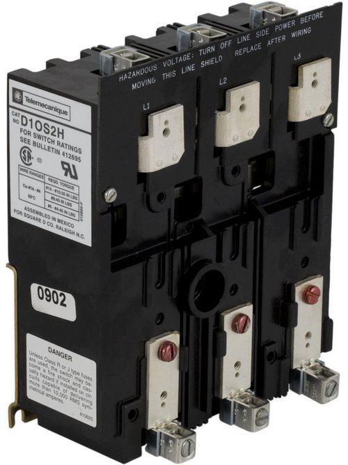 Product image for Square D D10S2H 600 VAC 60 Amp 50 Hp Non-Fusible Disconnect Switch
