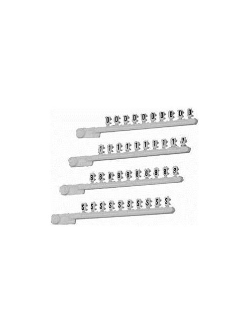 Product image for Square D AB1GL Legend L Terminal Block Clip-In Marker Strip