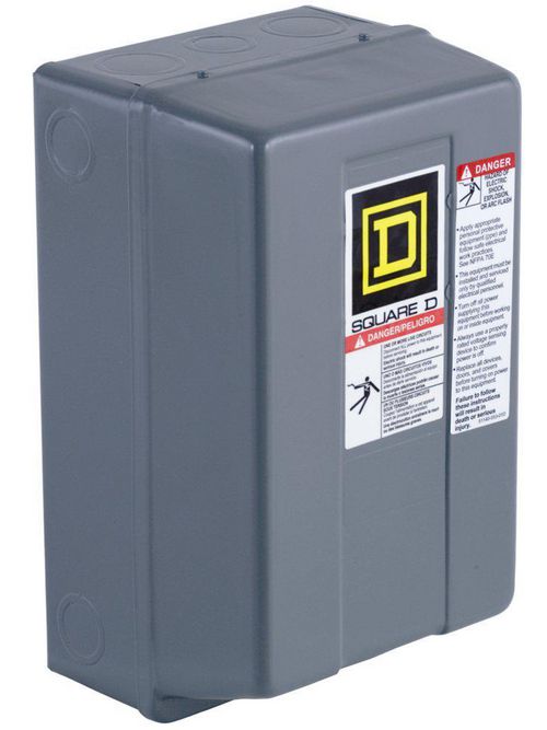 Product image for SQD 8502SAG11V08 CONTACTOR 240VAC 9