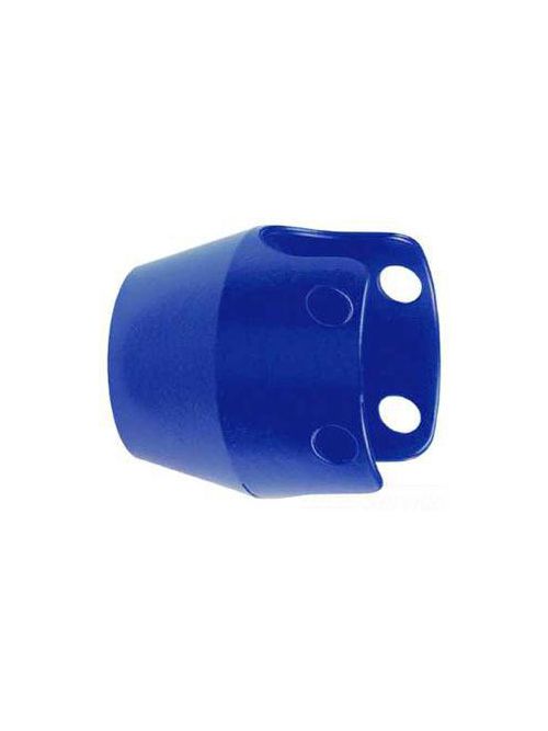 Product image for Square D ZBZ1606 22 mm Blue Emergency Stop Function Metal Padlockable Push Button Guard