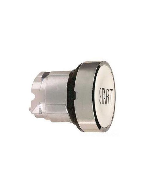 Product image for Square D ZB4BA133 22 mm White/Black Flush Round Non-Illuminated Push Button Operator