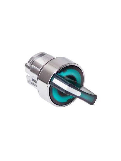 Product image for Square D ZB4BK1433 22 mm 2-Position Green Maintained/Momentary Lever Illuminated Selector Switch Operator