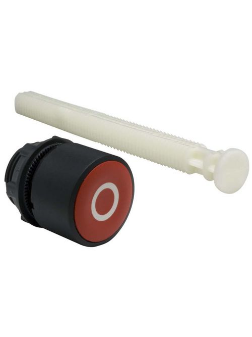 Product image for Square D XB5AA84101 22 mm 600 VAC 1.2 Amp Red Round Flush Push Button Reset Operator