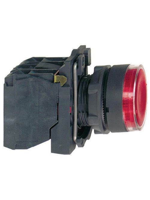 Product image for Square D XB5AW3465 22 mm 250 VAC/VDC 14 mA 1NO 1NC Red Round Momentary Flush Illuminated Push Button