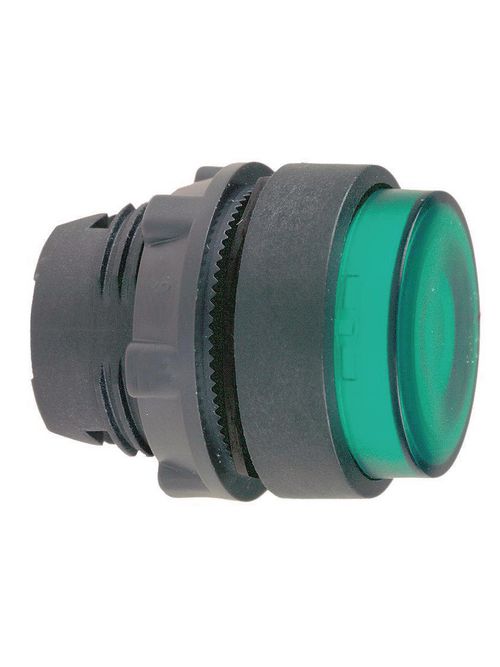 Product image for Square D ZB5AH33 22 mm Green Extended Momentary Illuminated Push-On/Push-Off Operator
