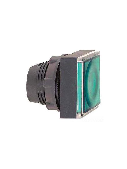 Product image for Square D ZB5CW333 22 mm Green Square Flush Momentary Illuminated Push Button Operator