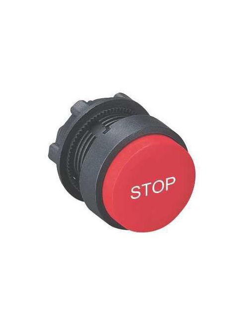 Product image for Square D ZB5AL434 22 mm White/Red Round Momentary Non-Illuminated Push Button Operator