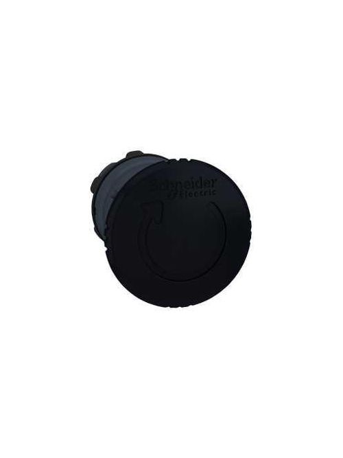Product image for Square D ZB5AS52 22 mm Black Turn-to-Release Maintained Push Button Mushroom Head