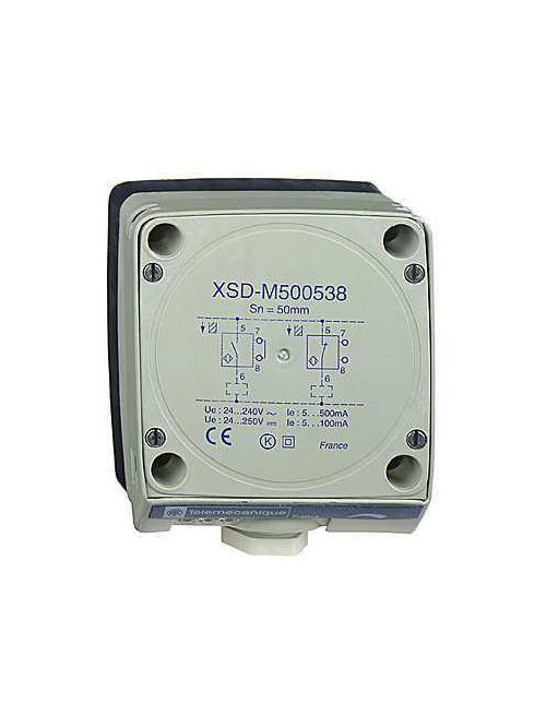 Product image for TES XSDM600539H7 Inductive proximity sensors XS, inductive sensor XSD 80x80x40, plastic, Sn60mm, 24...240VAC/DC, terminals