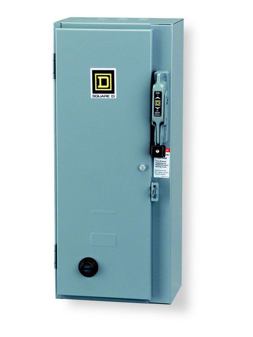 Product image for Square D 8539SGG46V06 440/480 VAC 270 Amp 200 Hp 3-Pole Full Voltage Non-Reversing Combination Starter