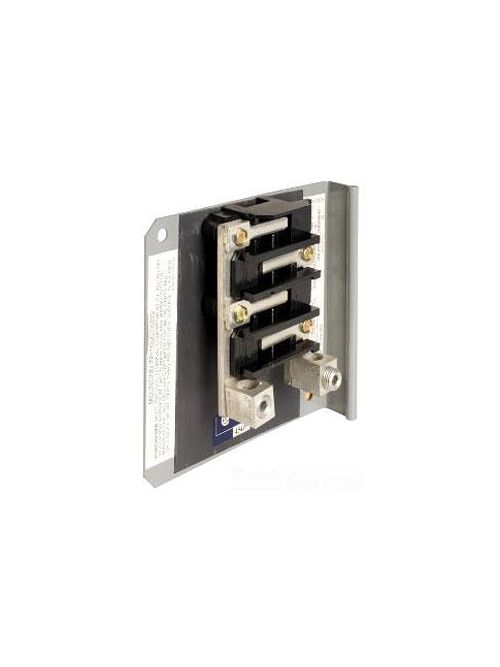 Product image for Square D SK9842 125 Amp 4 Space 12 to 1/0 AWG Copper/Aluminum Circuit Breaker Mounting Base