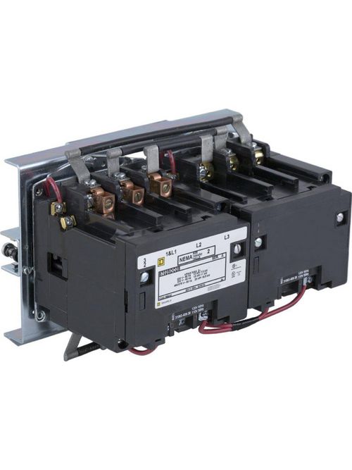 Product image for Square D 8702SDO2V01S 24 VAC 45 Amp 3-Pole Open Type Full Voltage Reversing Magnetic Contactor