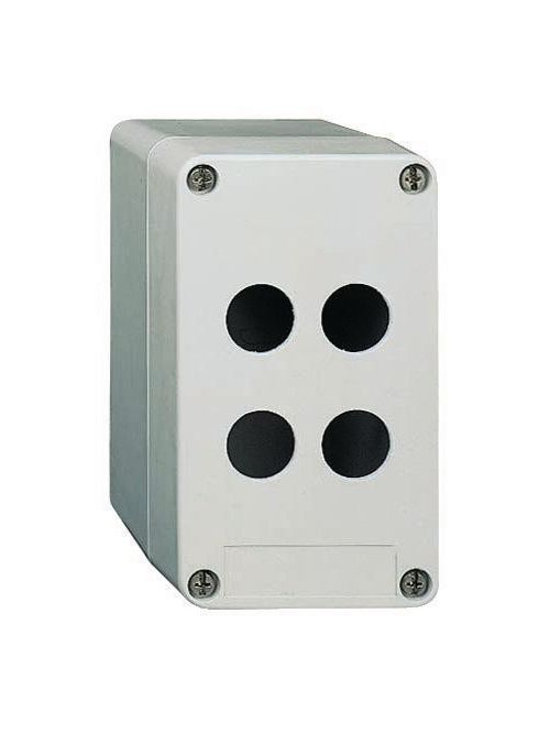 Product image for Square D XAPA3116 5.94 x 9.49 Inch NEMA 4/4X/13 Glass Reinforced Polyester Push Button Drilled Insulated Enclosure