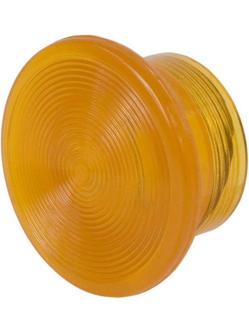 Product image for Square D 9001A20 1-3/8 Inch NEMA 1/2/3/3R/4/12/13 Amber Mushroom Push Button Knob