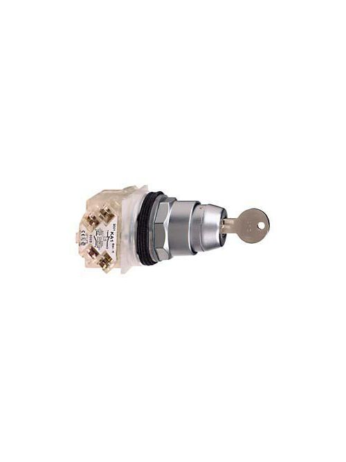 Product image for Square D 9001KS42K10H2 30 mm 10 Amp 600 VAC/VDC 2NO 2NC 3-Position Round Key Non-Illuminated Selector Switch