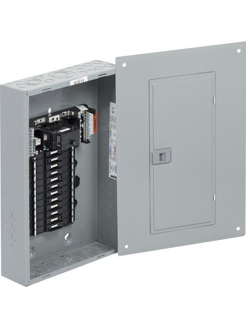 Square D QO124M100PC 100 Amp 1-Phase 3-Wire 24-Circuit NEMA 1 Main Breaker Load Center Square D QO124M100PC 100 Amp 1-Phase 3-Wire 24-Circuit NEMA 1 Main Breaker Load Center